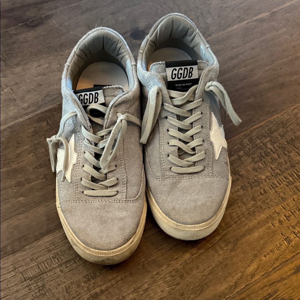 GGDB Gray Suede Sneakers